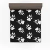 Dog Wolf Paw Seamless Fitted Sheet