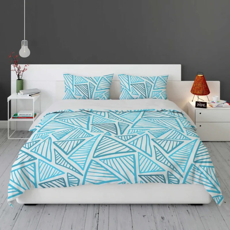 Duotone Glitch Background Bedding Set 1