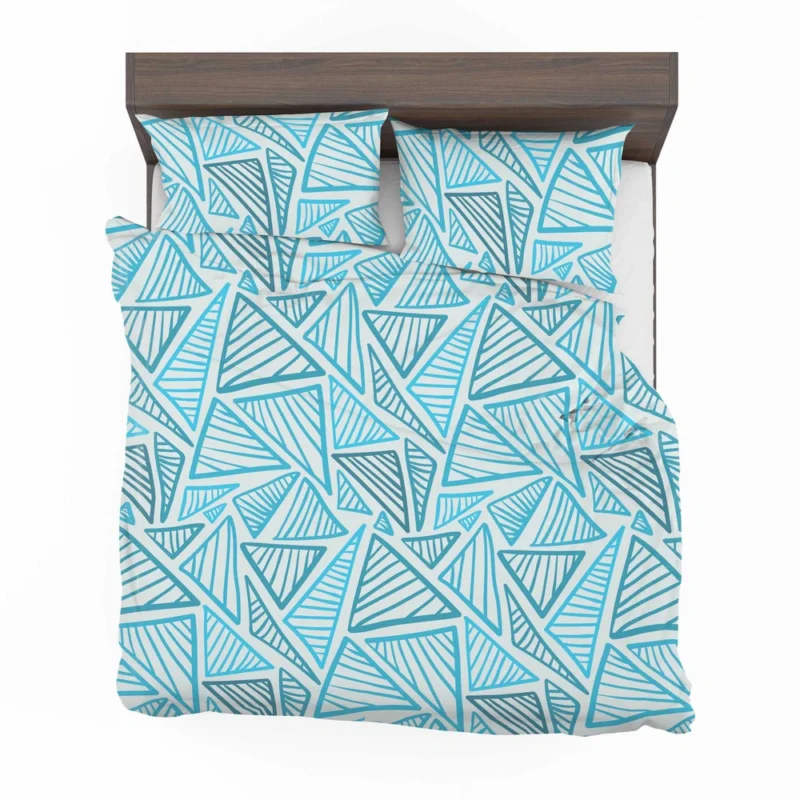 Duotone Glitch Background Bedding Set 2