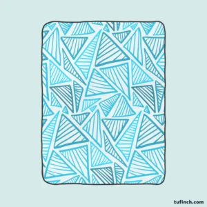 Duotone Glitch Background Fleece Blanket 1