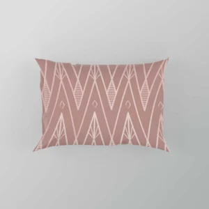 Dusty Rose Luxury Chevron Pillow Case