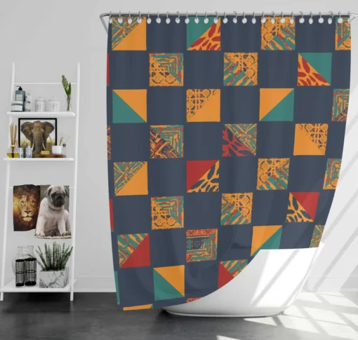 East Africa Pattern Shower Curtain