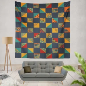 East Africa Pattern Wall Tapestry