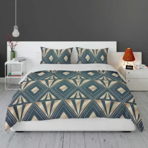 Elegant Art Deco Gradient Pattern Bedding Set 2