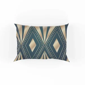 Elegant Art Deco Gradient Pattern Pillow Case