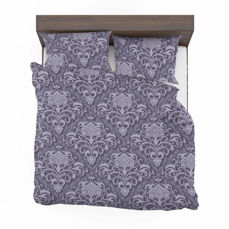 Elegant Embossed Damask Design Bedding Set 2