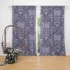 Elegant Embossed Damask Design Curtain