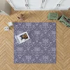 Elegant Embossed Damask Design Rug