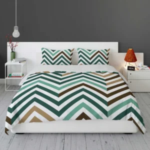 Elegant Geometric Zigzag Style Bedding Set 1