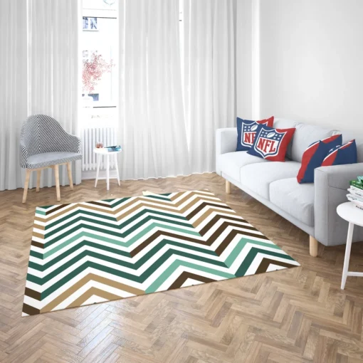 Elegant Geometric Zigzag Style Rug 2