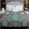 Elegant Indian Batik Pattern Duvet Cover