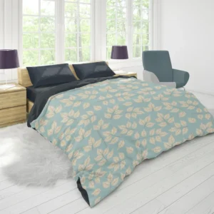 Elegant Leaves Design Duvet Cover 1