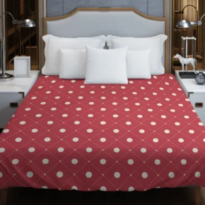 Elegant Luxury Polka Dots Duvet Cover