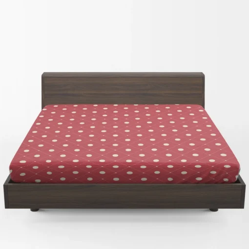 Elegant Luxury Polka Dots Fitted Sheet 1