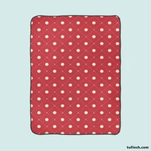 Elegant Luxury Polka Dots Fleece Blanket 1