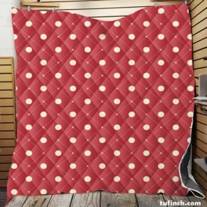 Elegant Luxury Polka Dots Quilt Blanket