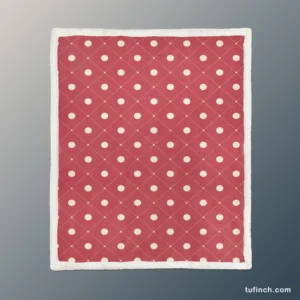 Elegant Luxury Polka Dots Sherpa Fleece Blanket 1