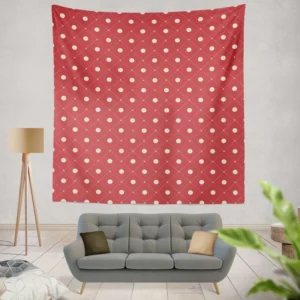 Elegant Luxury Polka Dots Wall Tapestry