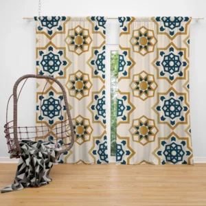 Elegant Modern Arabesque Design Curtain