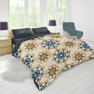 Elegant Modern Arabesque Design Duvet Cover 1