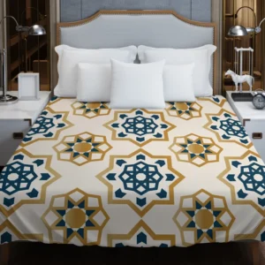 Elegant Modern Arabesque Design Duvet Cover