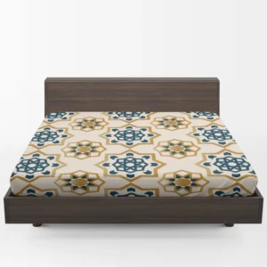 Elegant Modern Arabesque Design Fitted Sheet 1