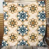 Elegant Modern Arabesque Design Quilt Blanket