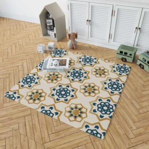 Elegant Modern Arabesque Design Rug 1