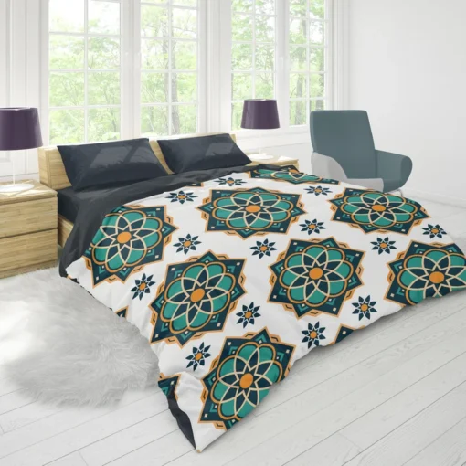 Elegant Modern Moroccan Design Duvet Cover 1