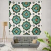 Elegant Modern Moroccan Design Wall Tapestry