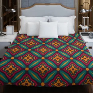 Elegant Moroccan Pattern Duvet Cover