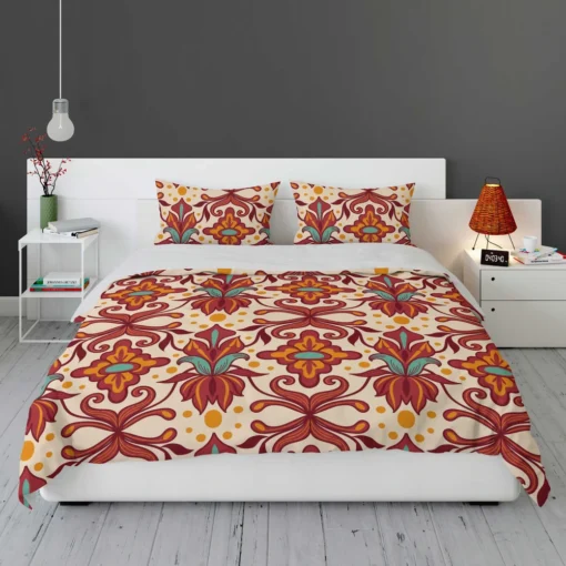 Elegant Turkish Red Design Bedding Set 1