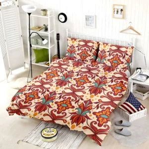 Elegant Turkish Red Design Bedding Set