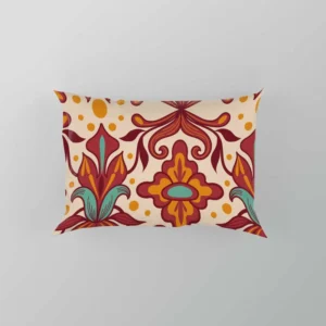 Elegant Turkish Red Design Pillow Case