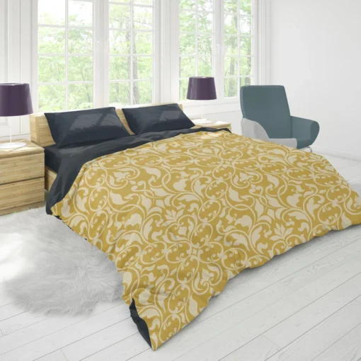 Elegant Vintage Damask Design Duvet Cover 1