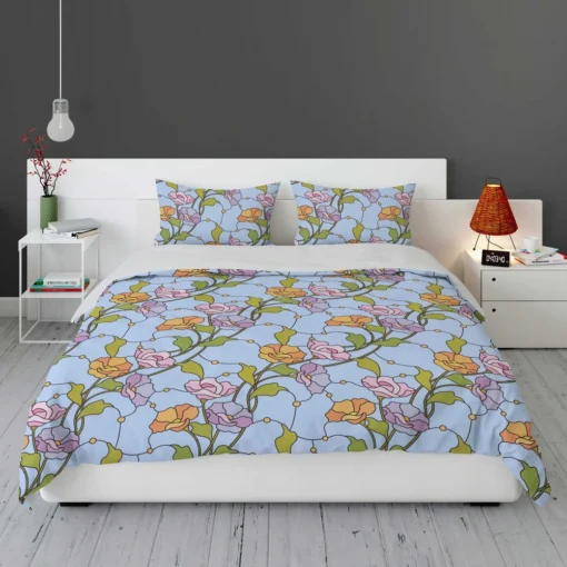 Elegant Vintage Vine Style Floral Bedding Set 1