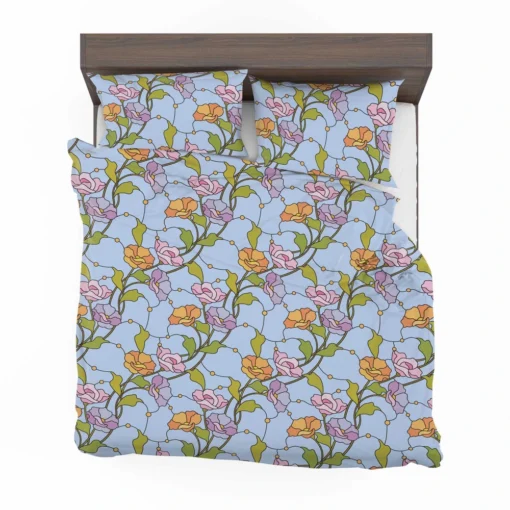 Elegant Vintage Vine Style Floral Bedding Set 2