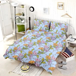 Elegant Vintage Vine Style Floral Bedding Set