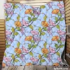 Elegant Vintage Vine Style Floral Quilt Blanket