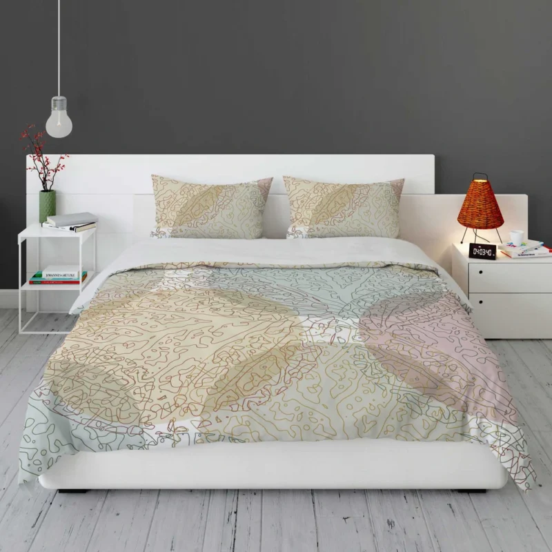 Elegant Watercolor Design Bedding Set 1