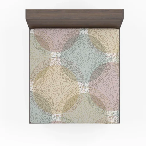 Elegant Watercolor Design Fitted Sheet