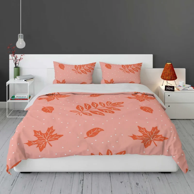 Endless Fall Leaves Arrangement Bedding Set 1