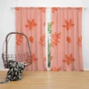 Endless Fall Leaves Arrangement Curtain