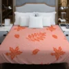 Endless Fall Leaves Arrangement Duvet Cover