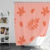 Endless Fall Leaves Arrangement Shower Curtain