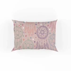 Engraved Hand Drawn Boho Pattern Design Pillow Case