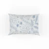 Engraved Hand-Drawn Botanical Pattern Design Pillow Case