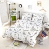 Engraving Hand Drawn Boho Pattern Design Bedding Set