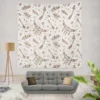 Engraving Hand Drawn Boho Pattern Design Wall Tapestry