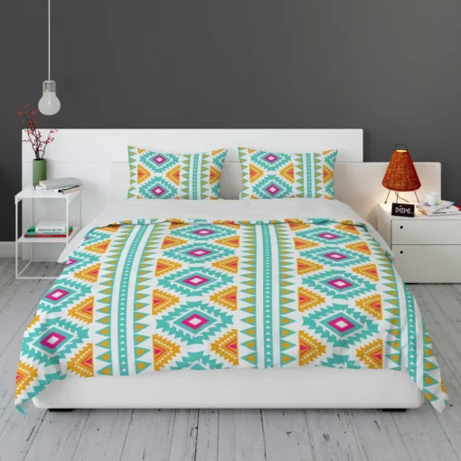 Ethnic Abstract Ikat Art Bedding Set 1